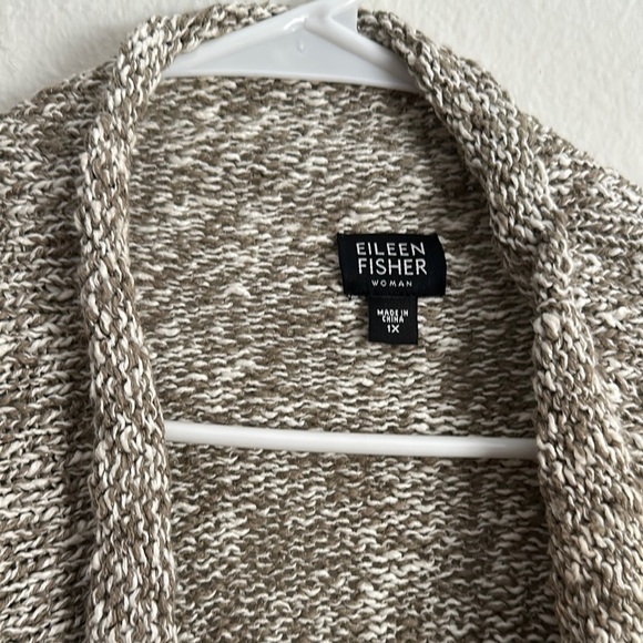 Eileen fisher open front cardigan 1X - Picture 2 of 4